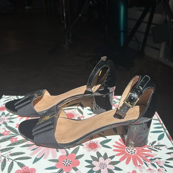 Tory Burch Trudy Block Heel Size 8 - Picture 2 of 8